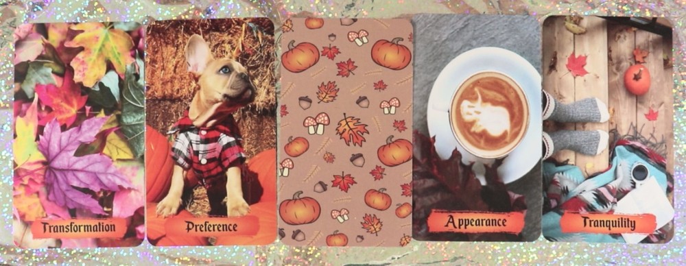 Autumn's Delight Oracle Deck | Light Work | Shadow Work | 53 Cards | NEW