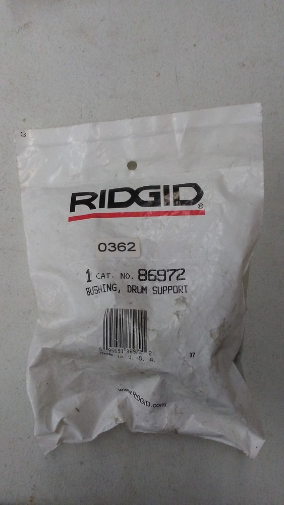RIDGID 86972 BUSHING DRUM SUPPORT NEW     362