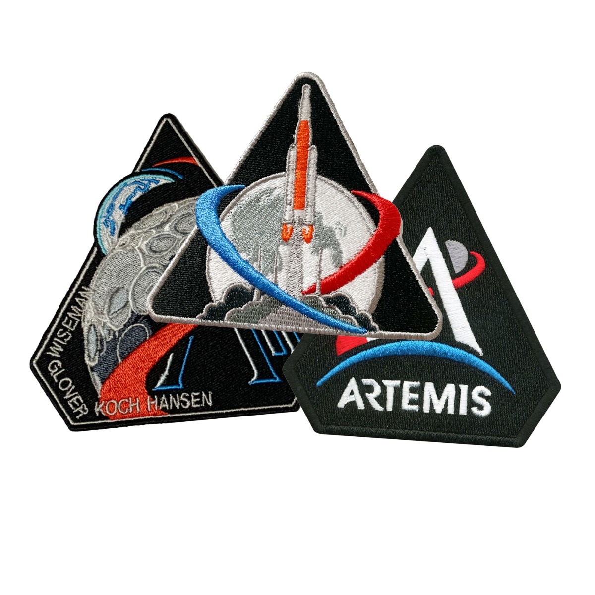 NASA Artemis Patch Set of 3