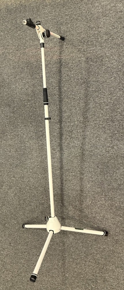 Gravity Adjustable Boom Stand Microphone Stand White MS 4322 W
