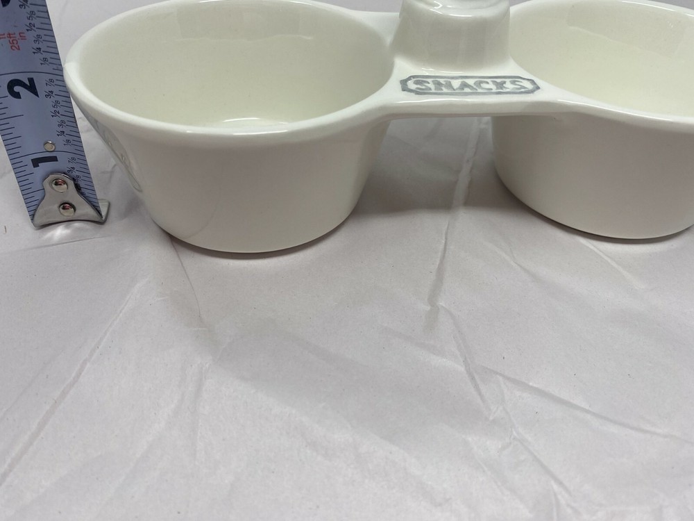 THL Ceramic 8in Blue Top Snack Tray BB02B52007