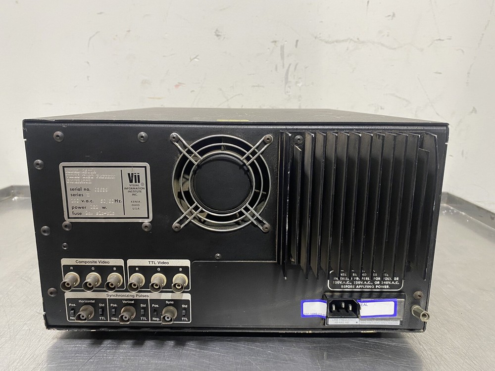 VII Video Test Pattern Generator 2501A Raster Master 2501A / Tested