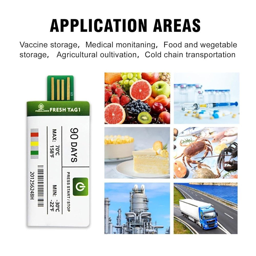Fresh Tag Single Use Temperature Data Logger 15 days 50 UND