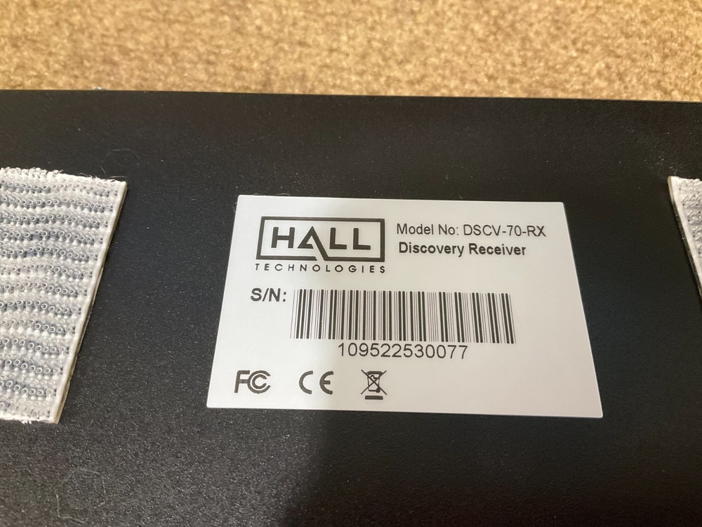 Hall Technologies Discovery Receiver HT-DSCV-70-RX ✅❤️️✅❤️ NEW OPEN BOX
