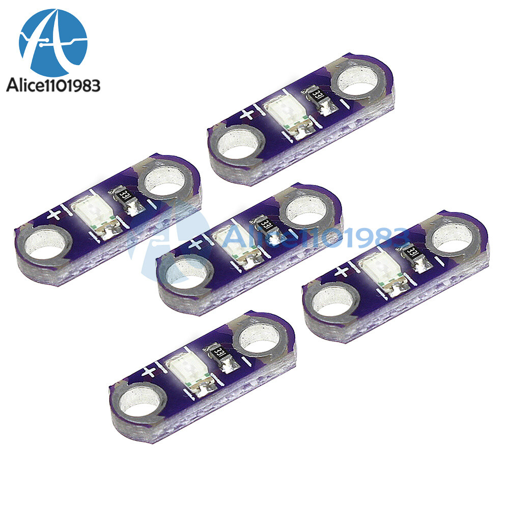 5PCS LilyPad Light White SMD LED KIT 3V-5V Module