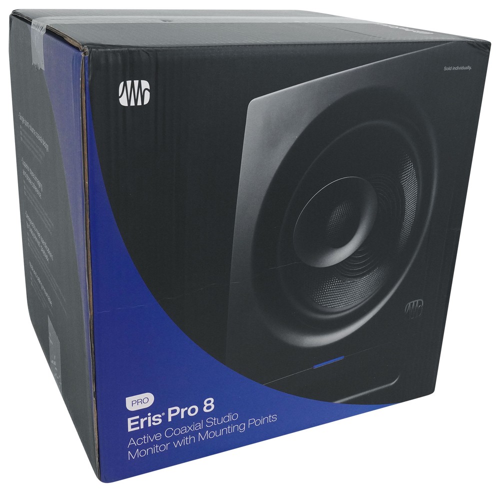 (2) Presonus Eris Pro 8 Powered 8" Studio Monitors Speakers + 2x2 USB Interface