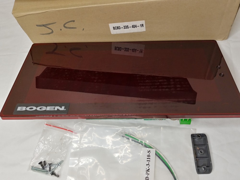 Bogen BCBD-33S-404-1R Clock *Read Description*