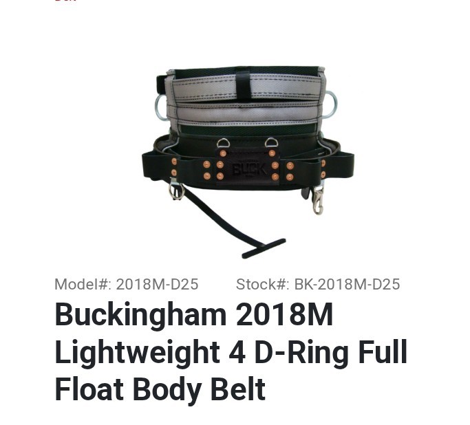 Buckingham Climbing Belt Size 25