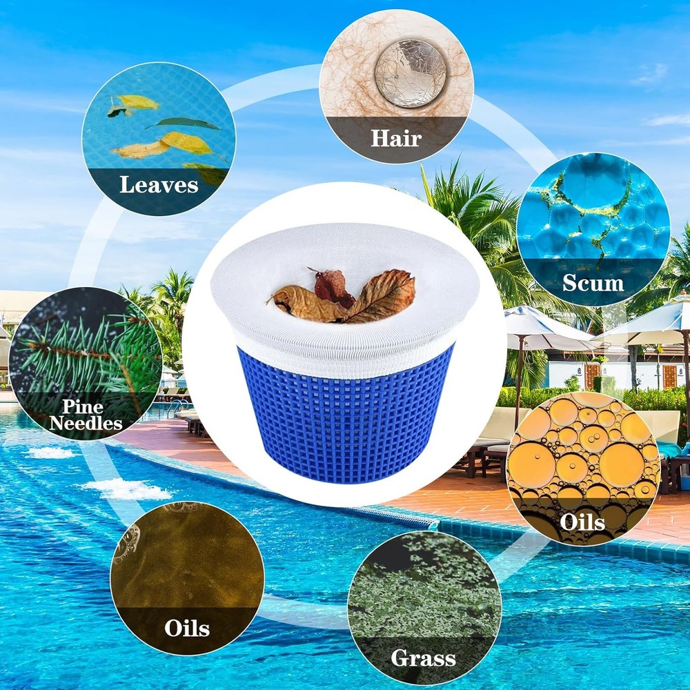 30 Pack Pool Skimmer Socks,Pool Filter Socks for 30PCSPoolSocks