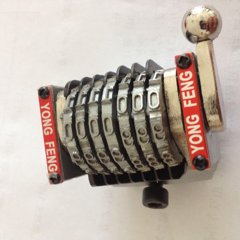 For GTO Heidelberg Printer 7 Digits Rotary Numbering Machine Vertical Forward