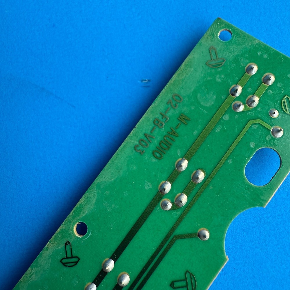 M-AUDIO O2 MIDI Controller Used Part: Control Panel Button PCB Circuit Board