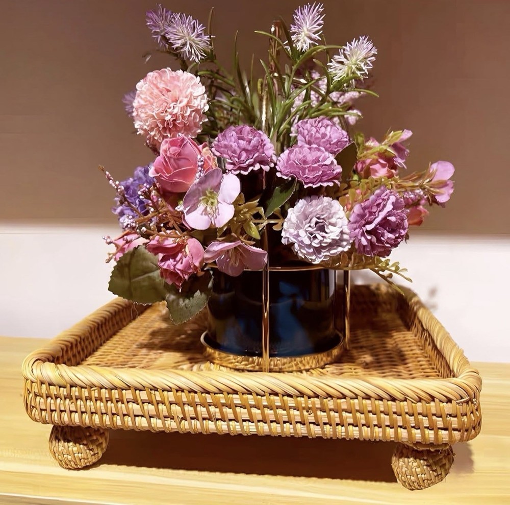 i-lan 9” Inch Square Handmade Decorative Riser