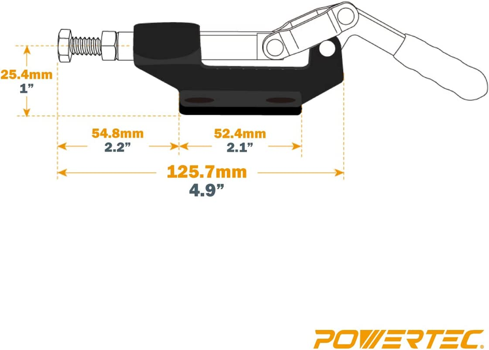 20318 Push Pull Toggle Clamp 305CM - 500 lb Heavy Duty Holding Capac...