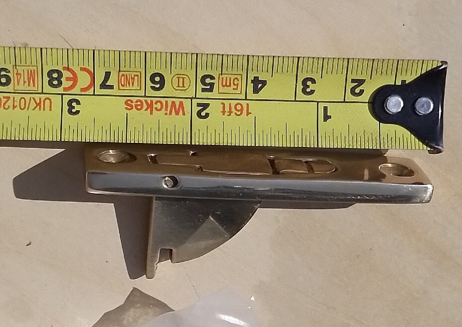 Retro Victorian style Brass window Lock Cupboard Latch Catch SECURITY