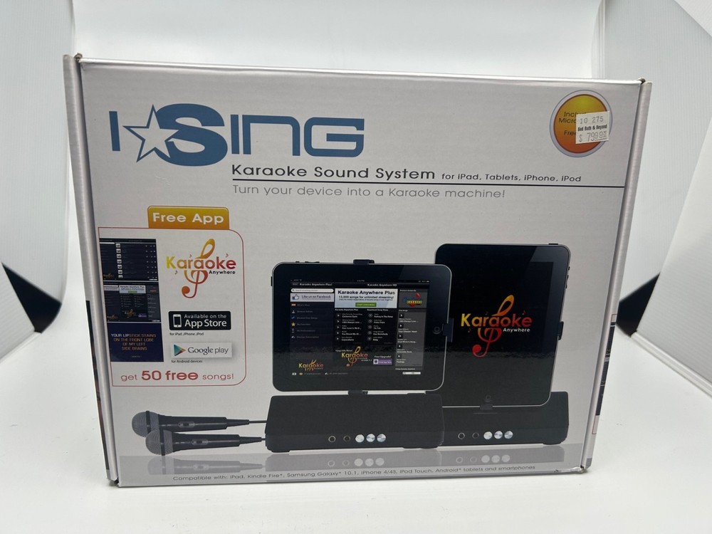 I Sing Karaoke Sound System Complete Hardly Used