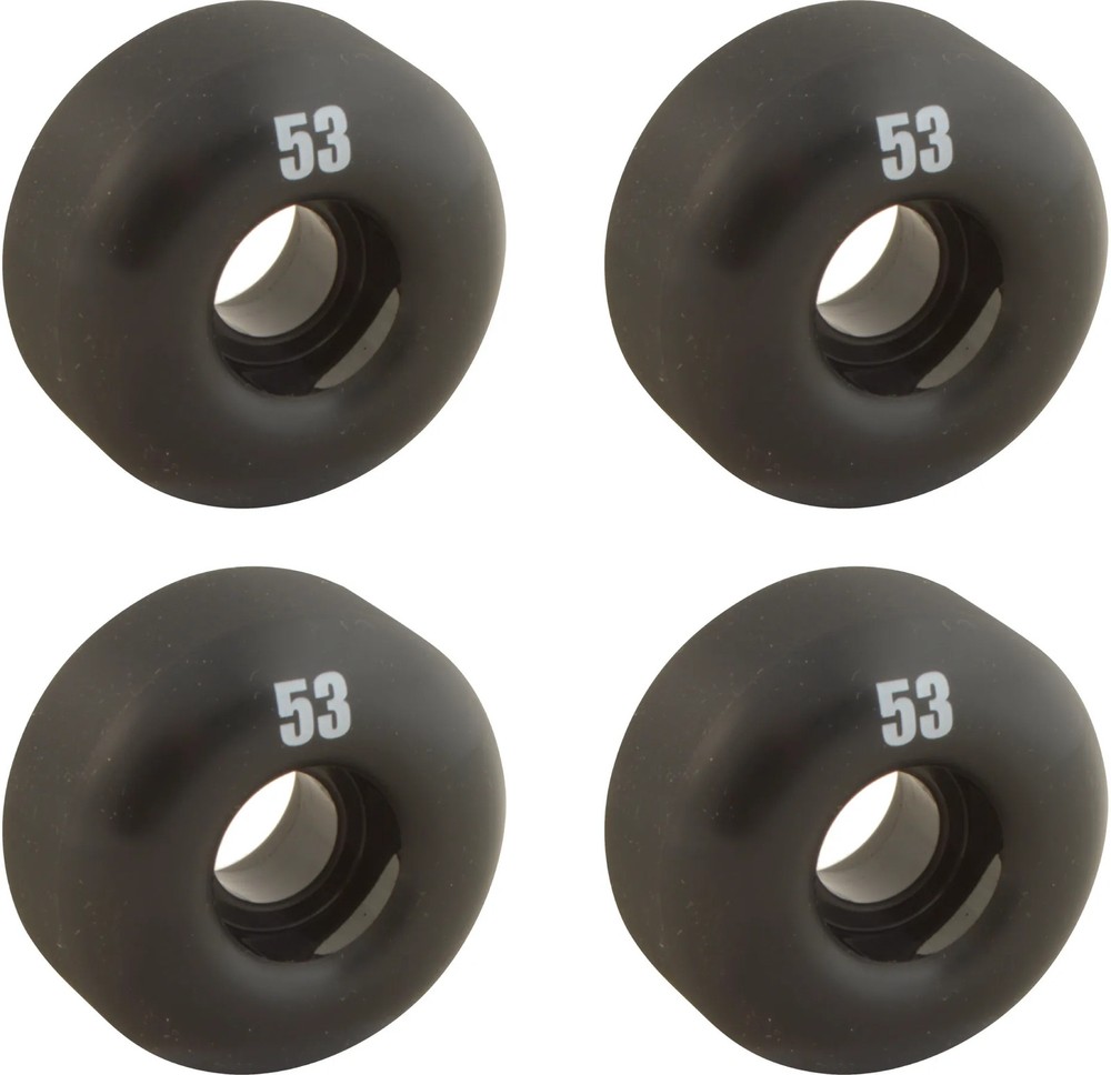 Essentials Black 53mm Skateboard Wheels