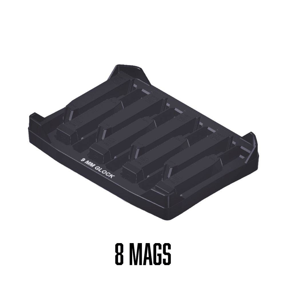 Pelican™ Vault V100 Pistol ammo double stack inserts