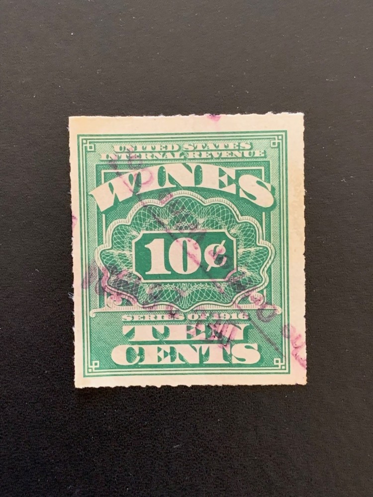 Scott # RE65 - Wines - Revenue - Used