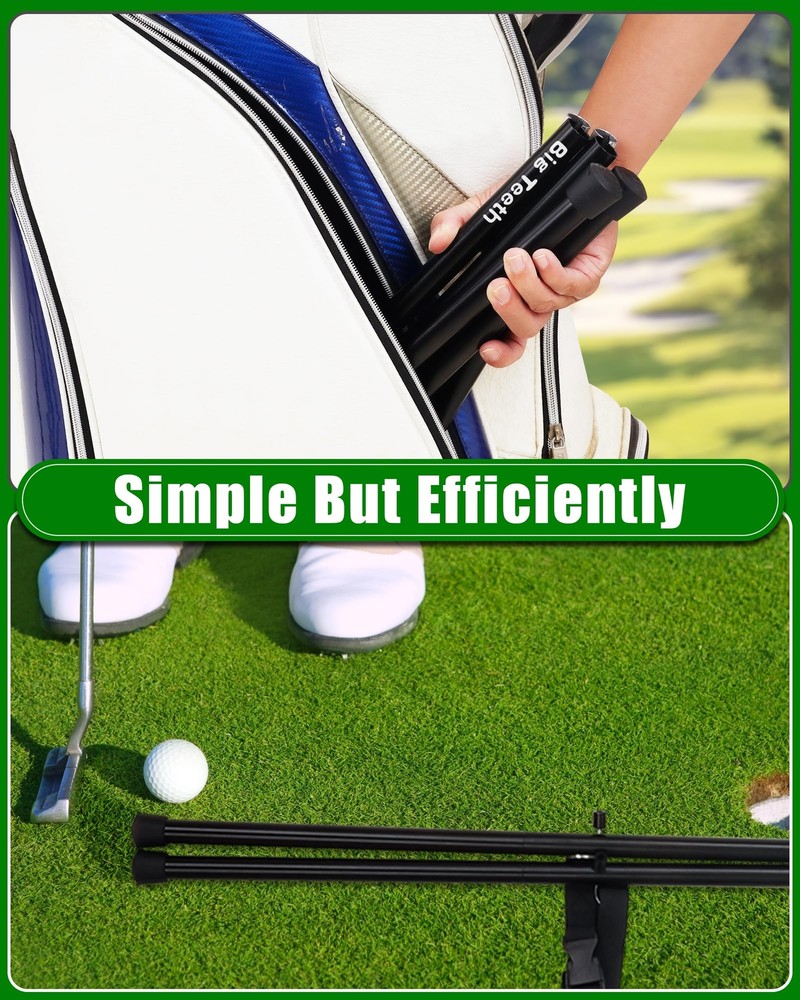 Lightweight Attachable Golf Bag Stand Portable Foldable Accessory Legs