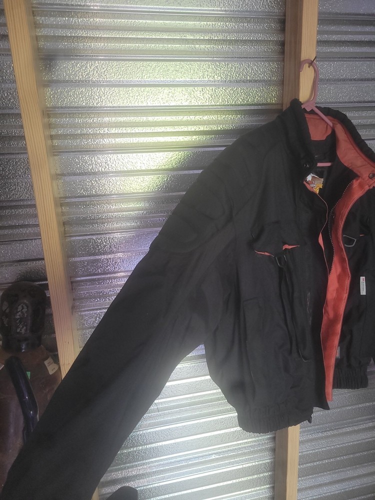 used mens nylon harley davidson jacket large