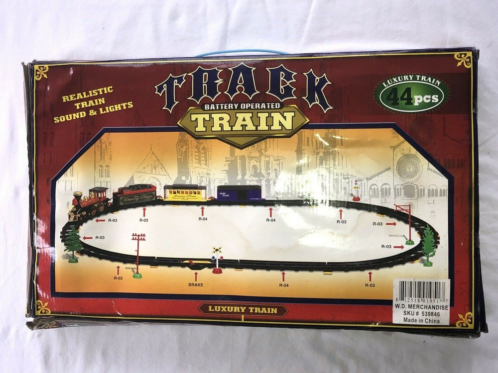 TRACK Batter Operated 44 piece Train Set