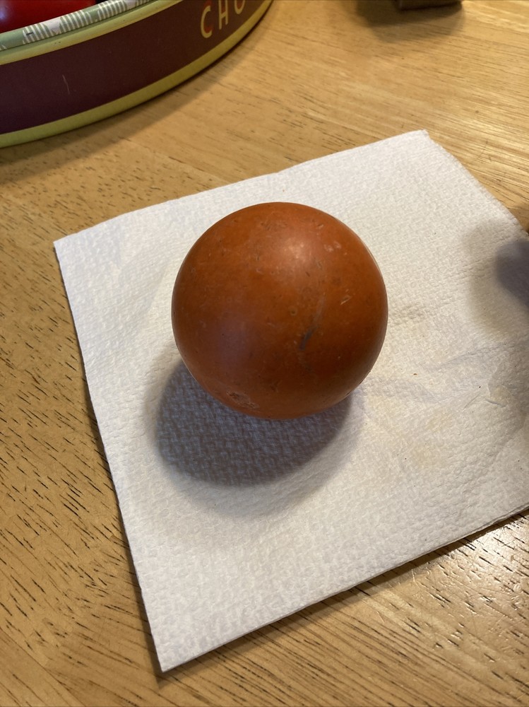 Vintage Billiard Pool Ball #5 Orange Solid Replacement 2 1/4"