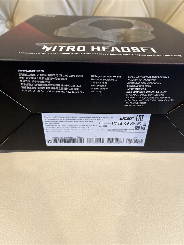 Acer Nitro Headset & Mouse Combo