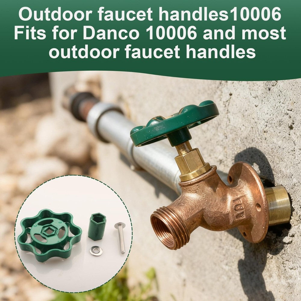Outdoor Faucet Handle Fits for Danco Green 10006 Spigot