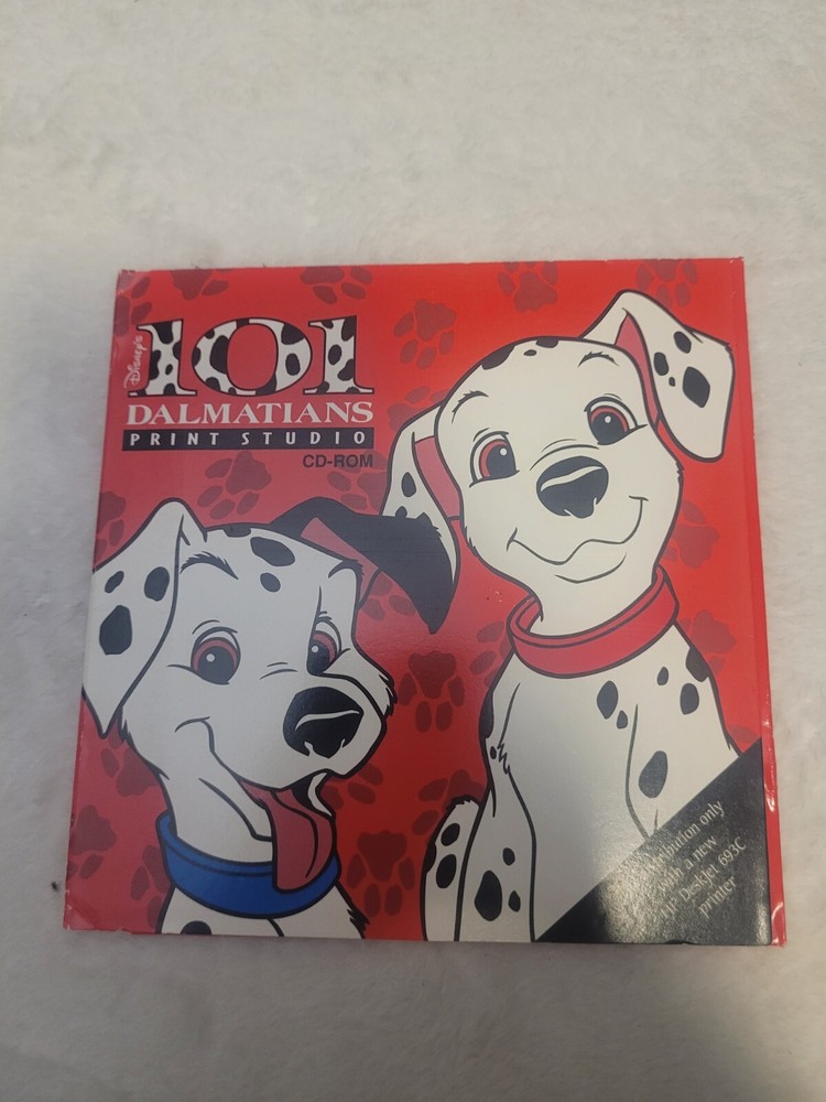 DISNEY'S 101 DALMATIONS PRINT STUDIO CD-ROM PC 1997