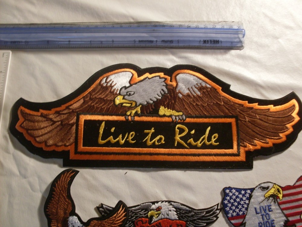 Motorcycle Biker 7 Patches collector set