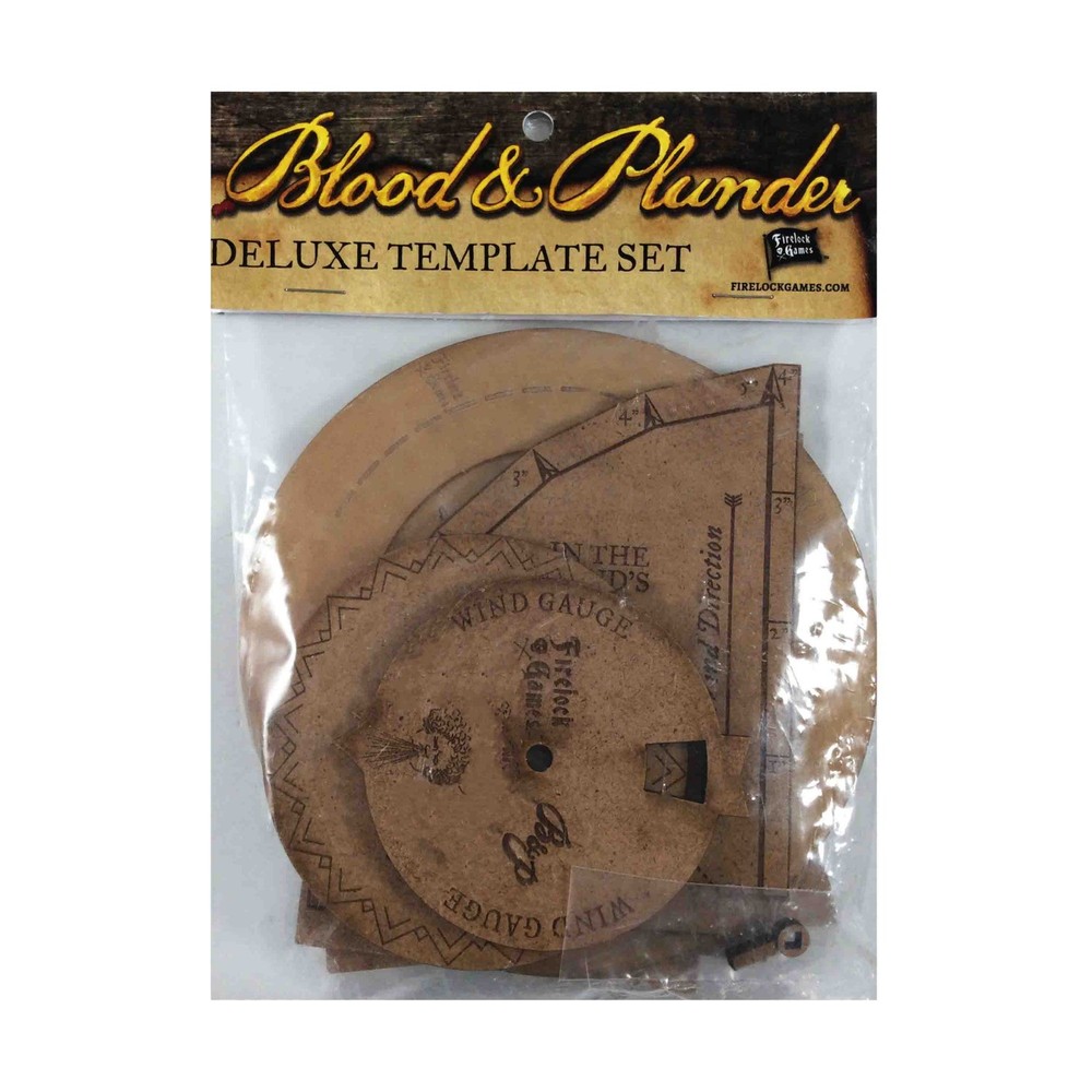 Firelock Blood & Plunder Deluxe Template Set New