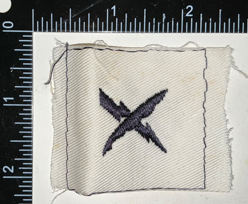 USN US Navy Cryptologic Technician Distinguishing Striker Mark WHITE Patch