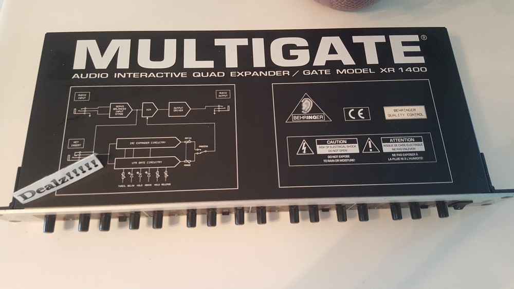 Behringer Multigate XR-1400 - 4 Channel Expander/Gate - Audio Interactive Quad