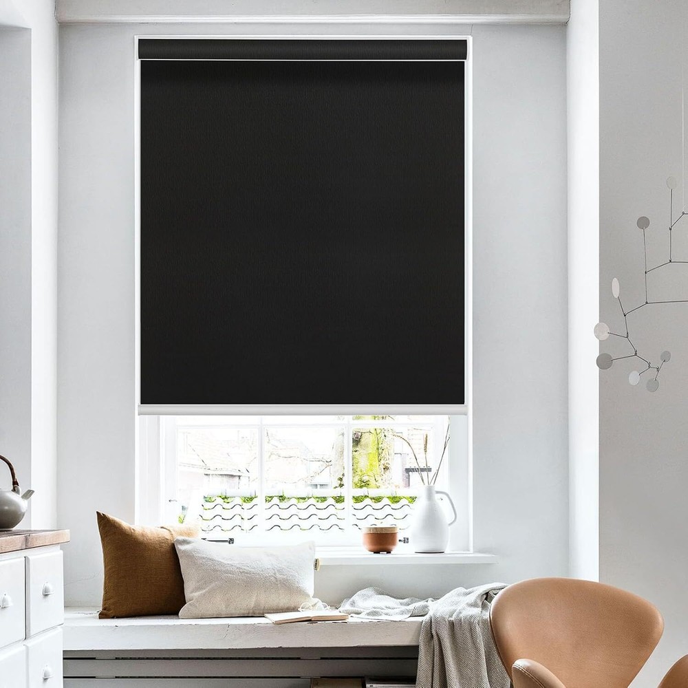 Changshade CUSTOM CUT Roller Shades Blackout Roller  Blinds For Window