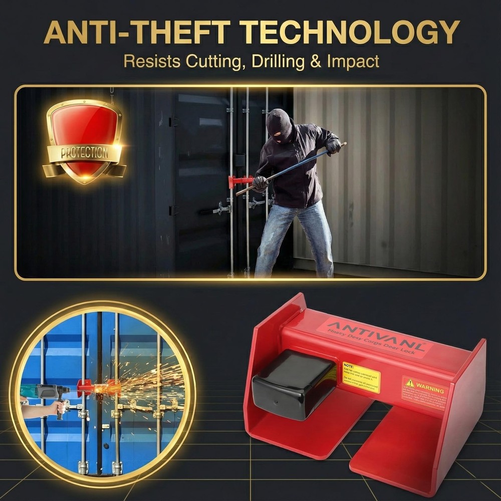 Antivanl Shipping Container Locks Heavy Duty with Combination Lock, Maximum Secu