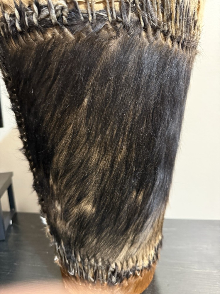 traditional African double-hide drum