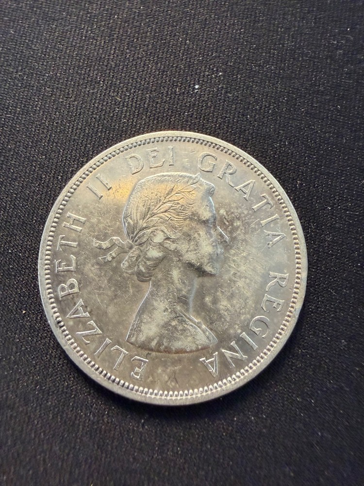 1958 Canadian Silver Dollar Coin