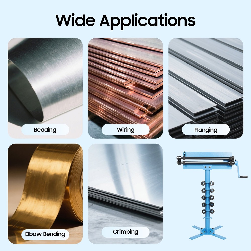 Manual Bead Roller Sheet Metal Bead Roller Set Multifunctional Bending Machine