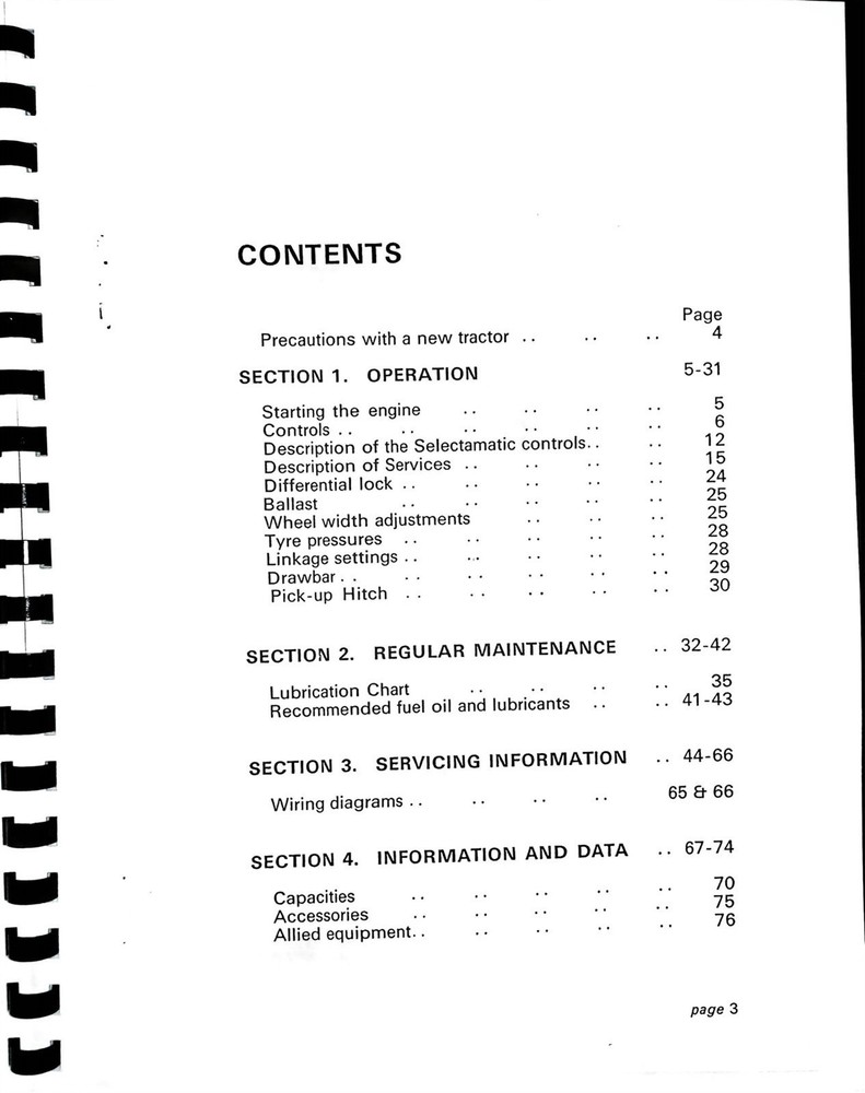 David Brown 770A 770B Tractor Operators Owners Manual Case Selectamatic 3 CYL