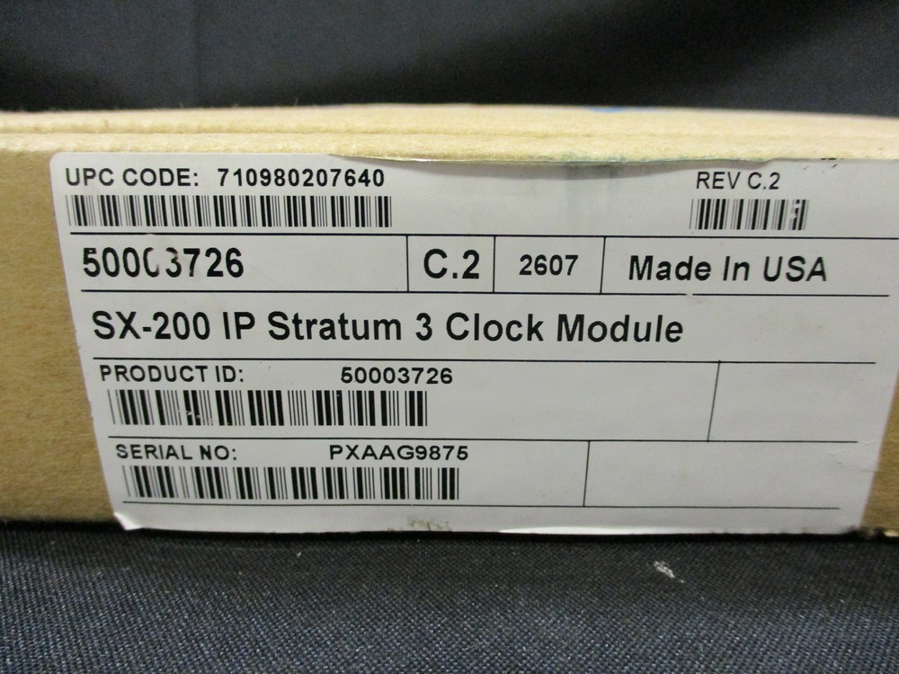 MITEL 50003726 SX 200 IP STRATUM 3 CLOCK MODULE
