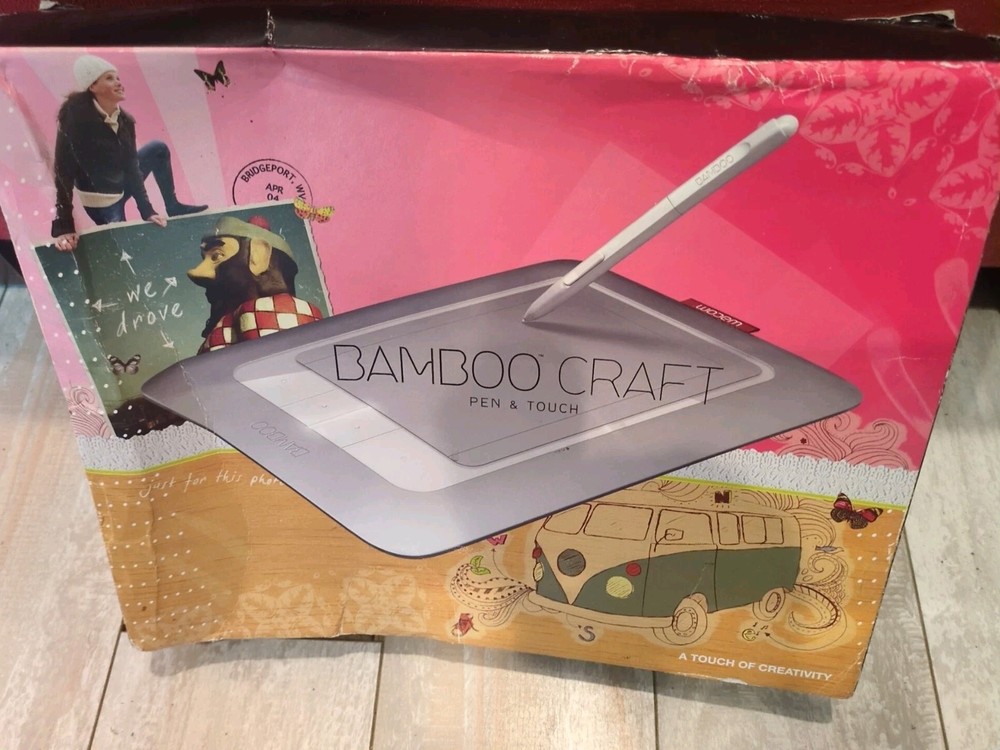 Wacom Bamboo Touch Tablet Model: CTH-461 & Craft Pen