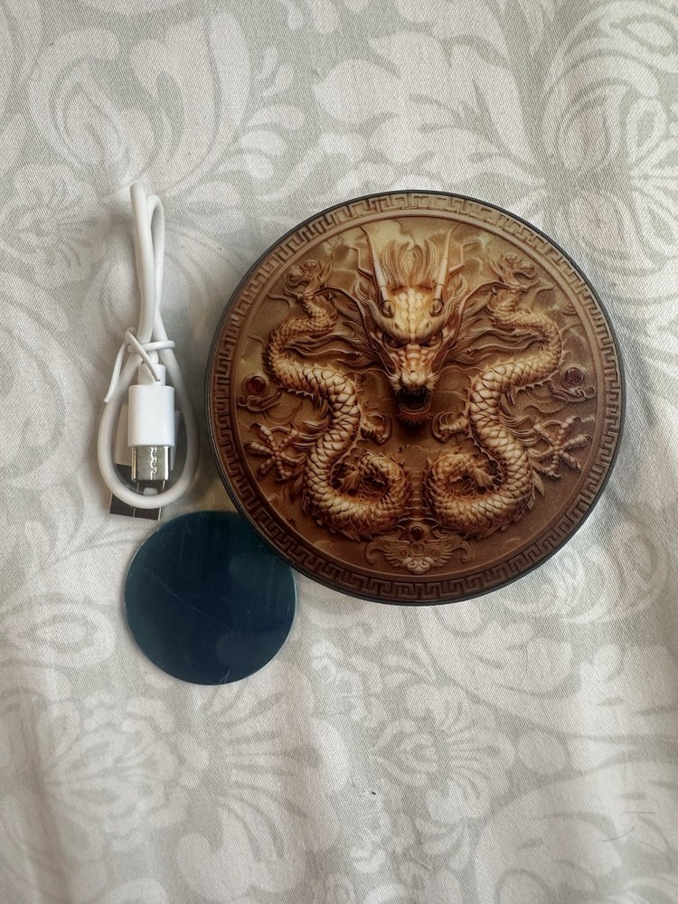 Custom Printed Night Light USB-C Rechargeable Dimmable Magnetic Backing Plate