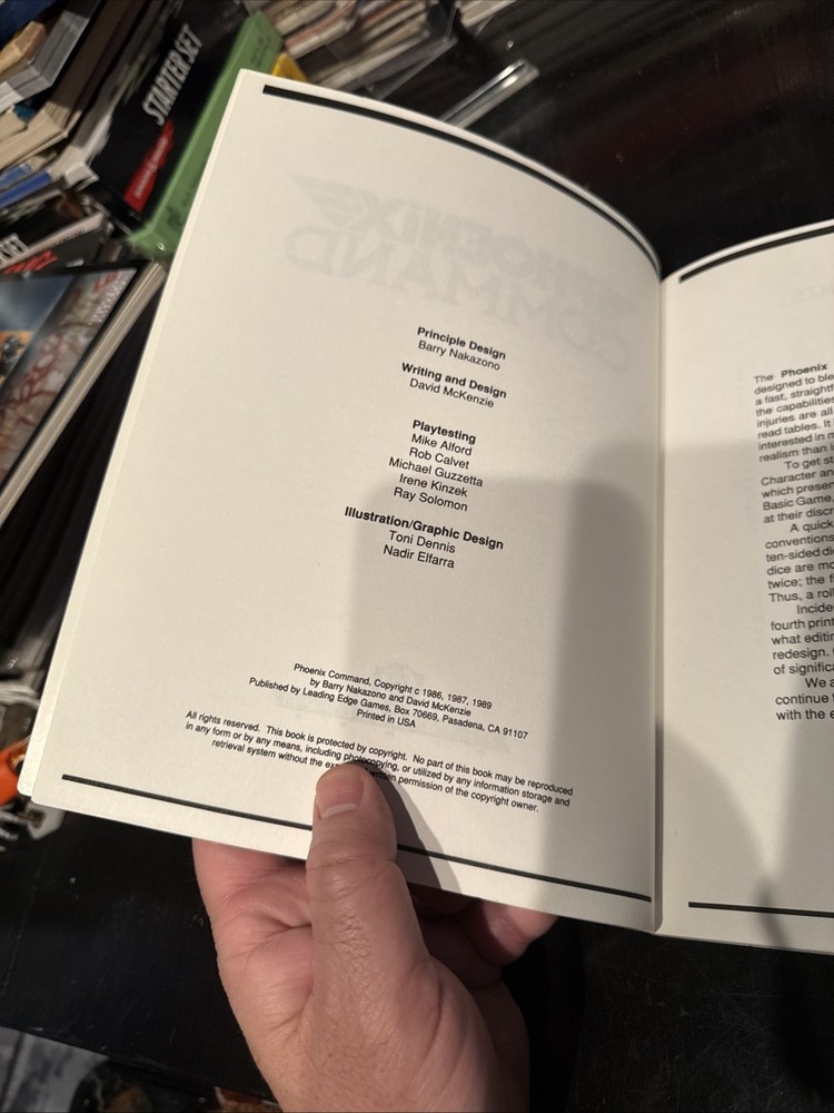 Leading Ed Phoenix Comma Advanced Rules for Small Arms Combat system