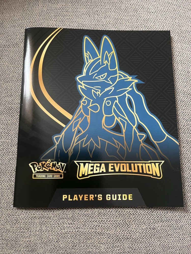 Mega Evolution Player‘s Guide Book from Pokemon TCG Elite Trainer Box ETB