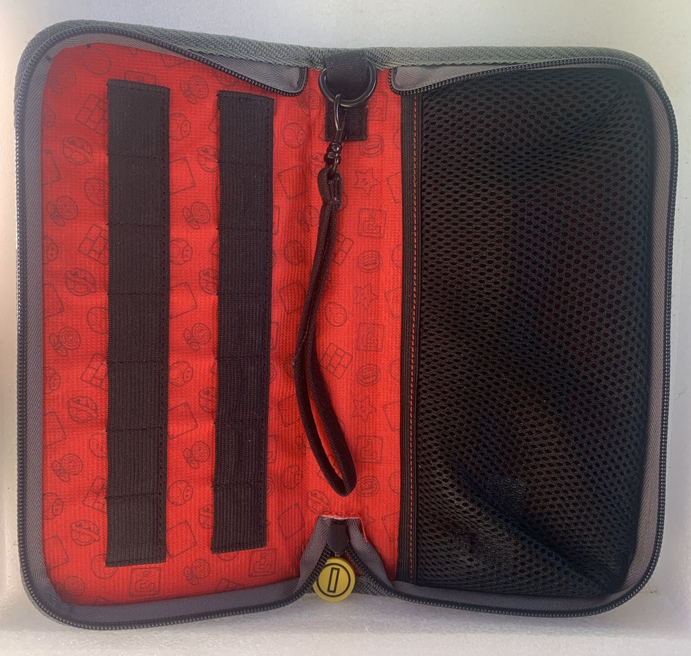 Genuine Nintendo Switch Case Black Mario Themed