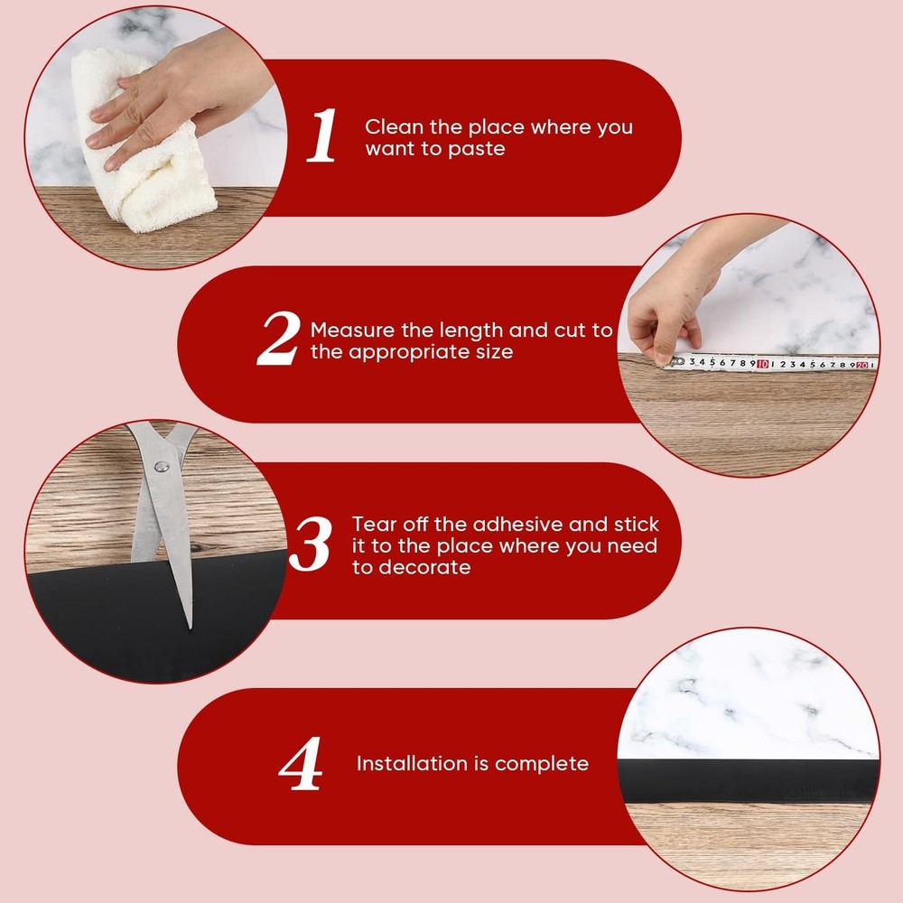 Floor Transition Strip 2" Width Self Adhesive Flat Vinyl Flooring Transitions...