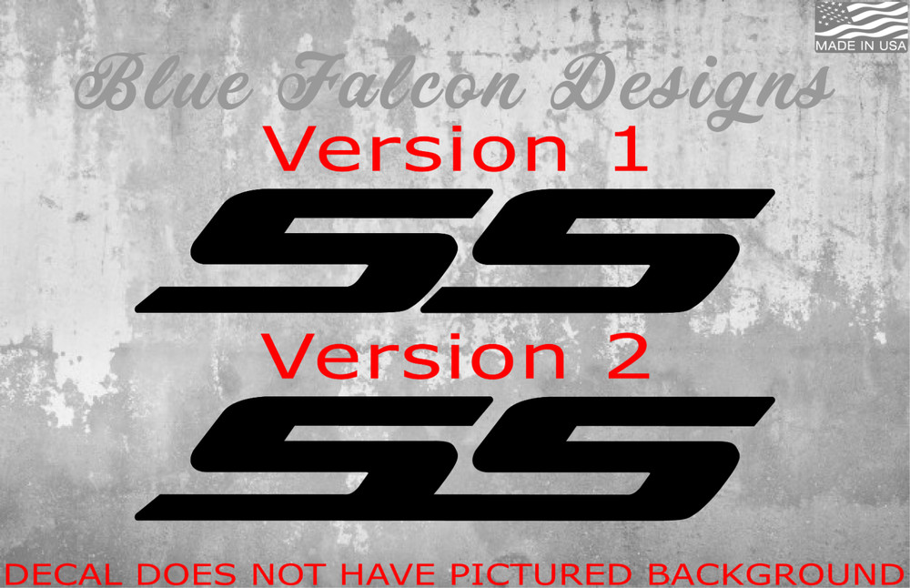 SS Decal Vinyl Sticker