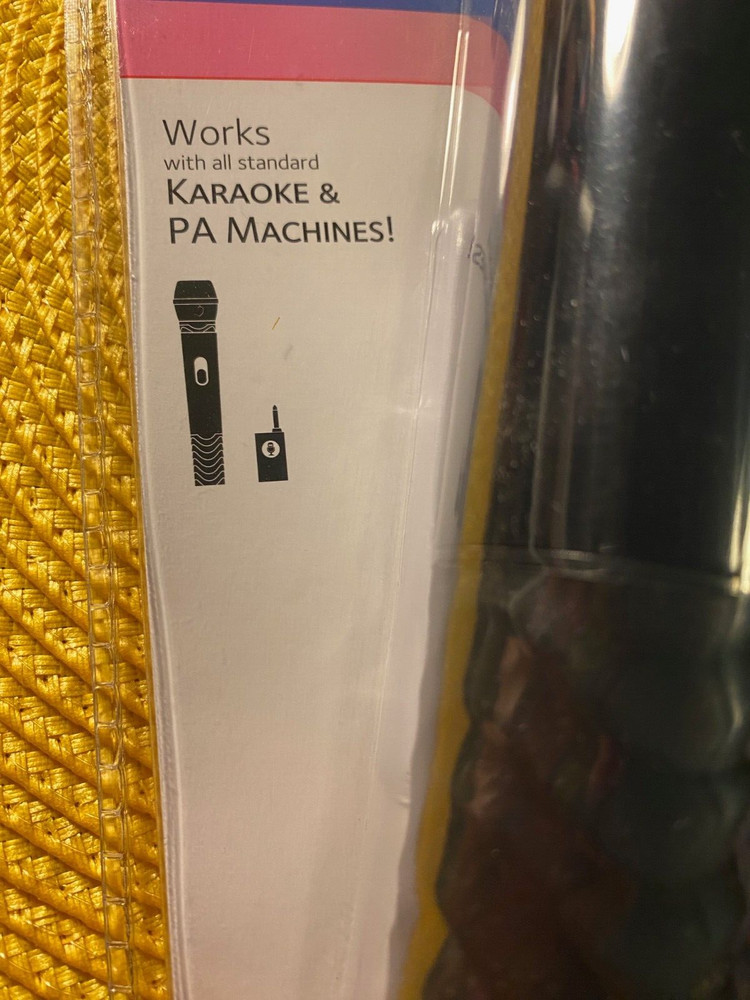 Singing Machine Wireless Microphone Battery Operated