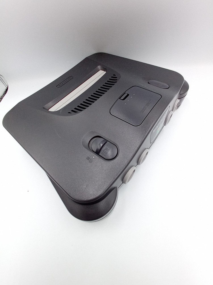 Nintendo 64 Black Console System Boxed Controller Manual N64 NTSC-J CIB Complete