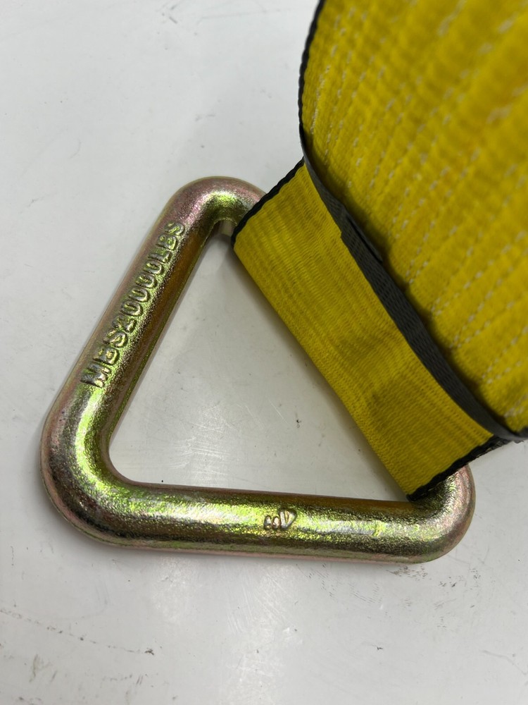 US Cargo Control Flat Hook Ratchet Strap MBS20000LBS 5,400 lbs WLL Yellow